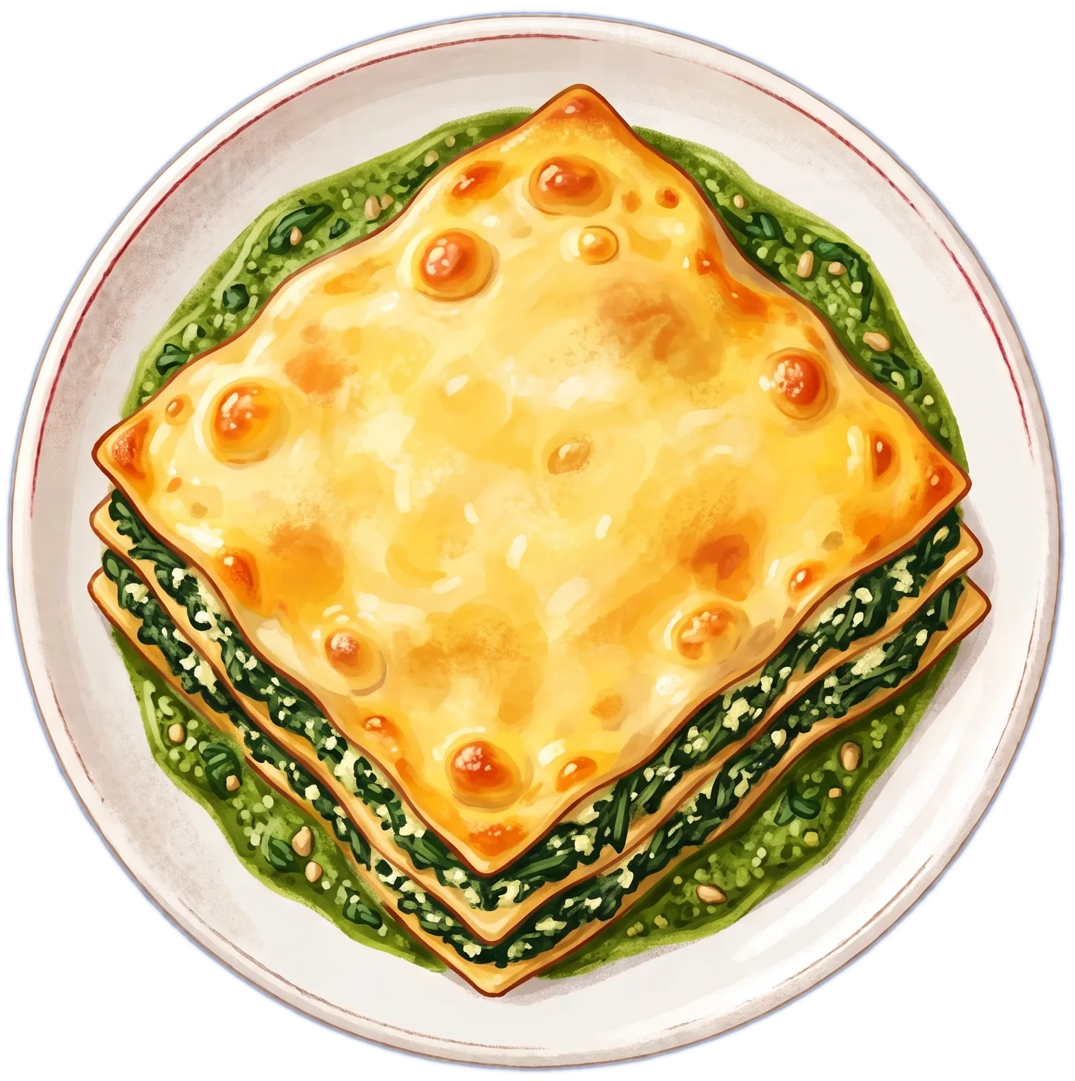 Spinatlasagne